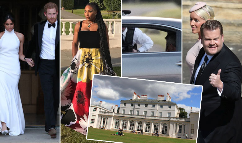 Vojvotkinja i vojvoda od Sussexa, Serena Williams, George Clooney u automobilu, James Corden; u kvadratu