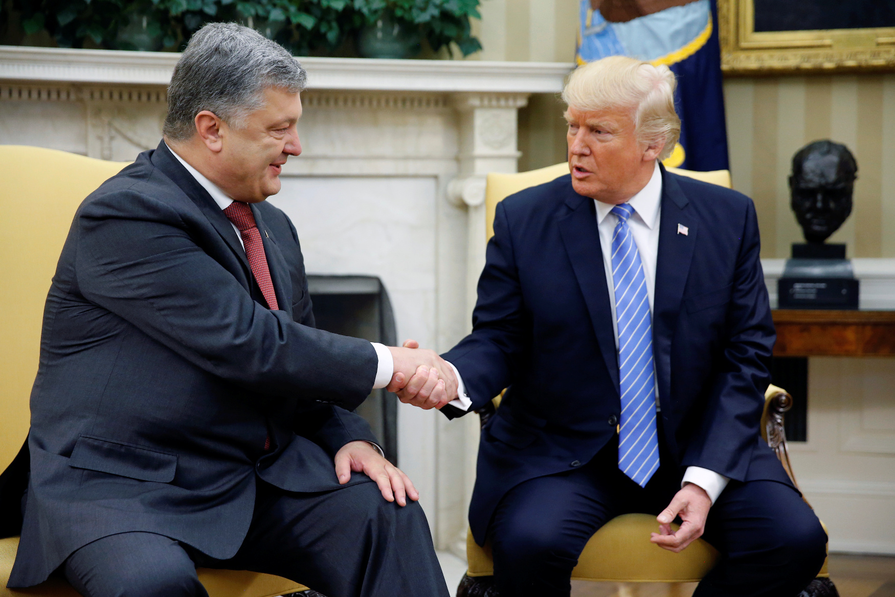 Petro Porošenko i Donald Trump