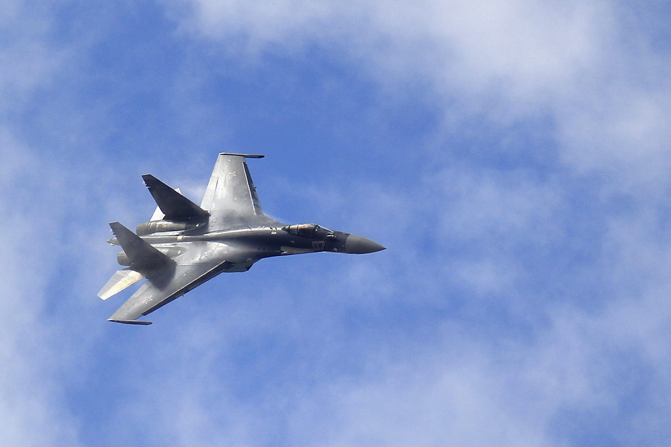 Suhoj Su-35 na aeromitingu u Parizu 2013.