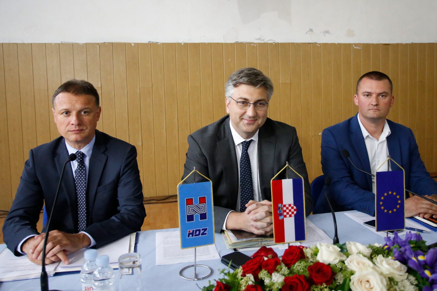 Gordan Jandroković, Andrej Plenković, Tomislav Kelić.