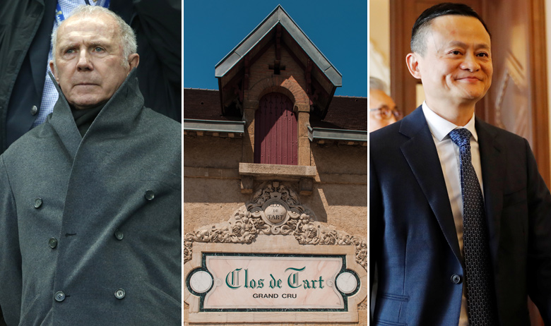 Francois Pinault, burgundijski posjed Clos de Tart, Jack Ma