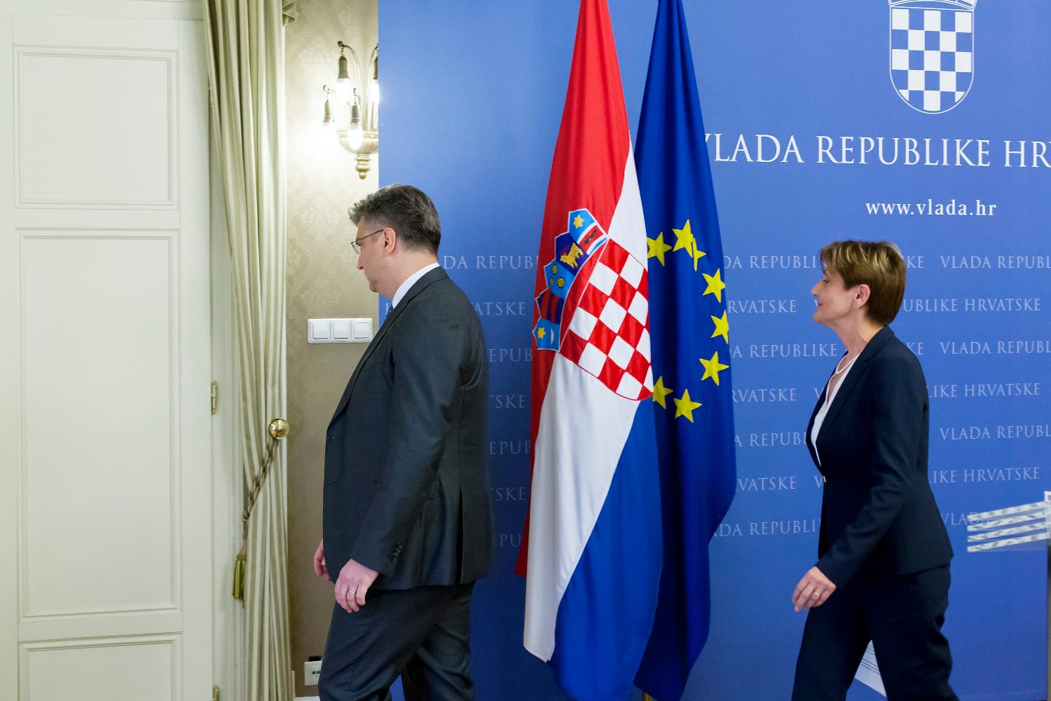 Andrej Plenković i Martina Dalić