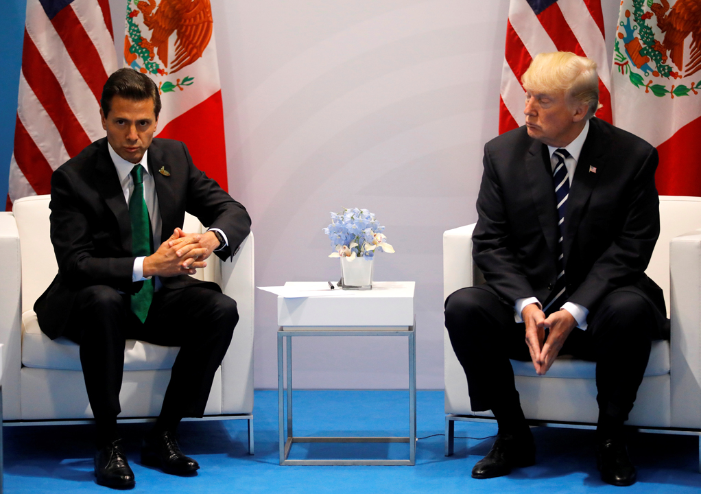 Donald Trump i Enrique Pena Nieto