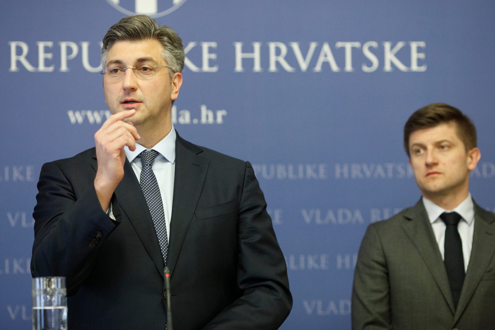Premijer Andrej Plenković i ministar financija Zdravko Marić