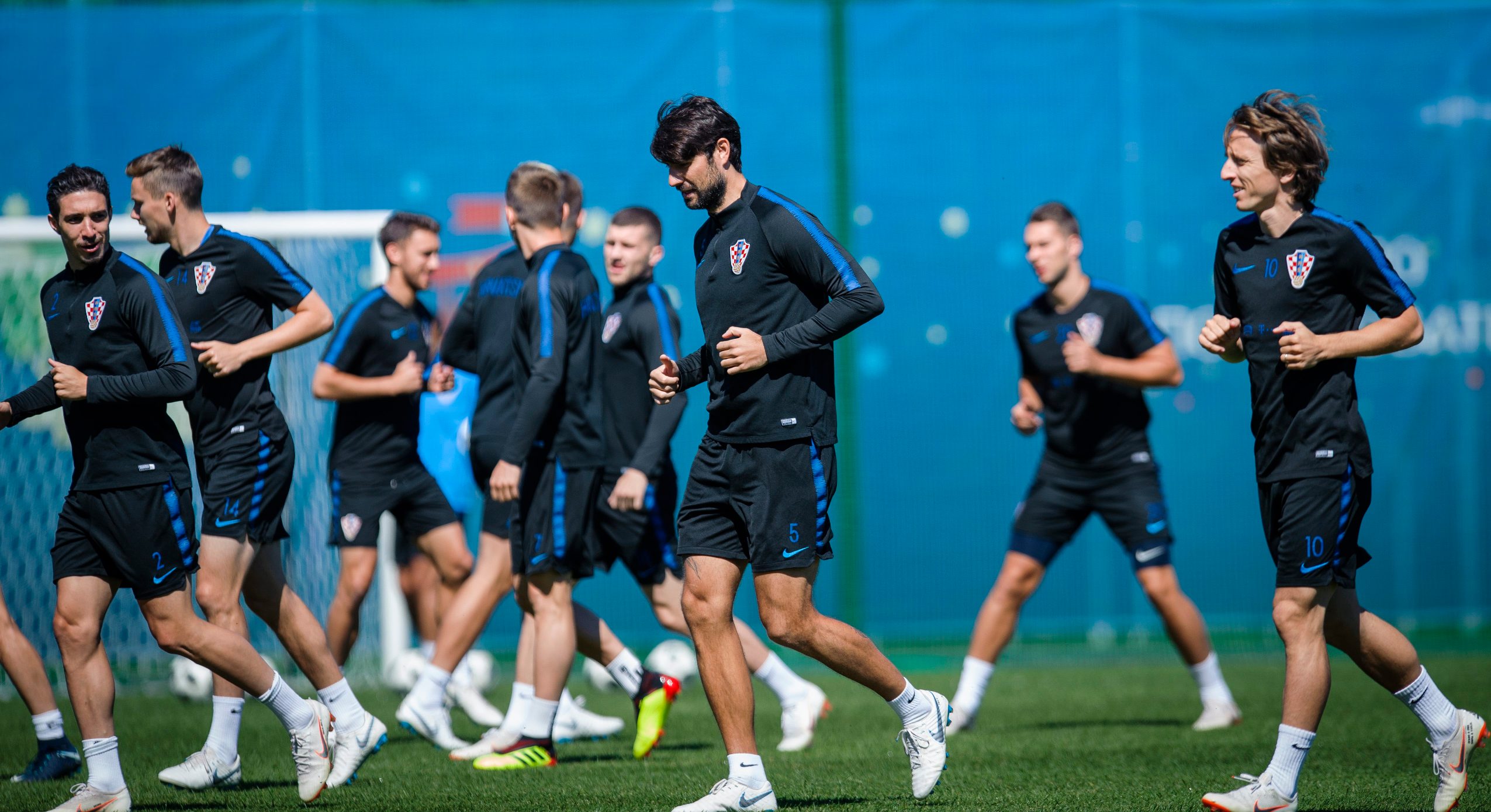 Naši dečki na treningu u Rusiji, 14.6.2018. 