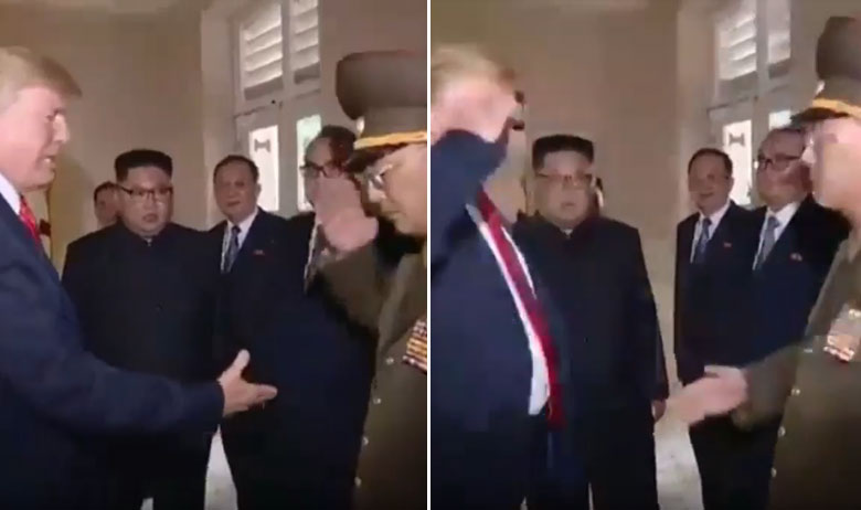 Donald Trump i sjevernokorejski general