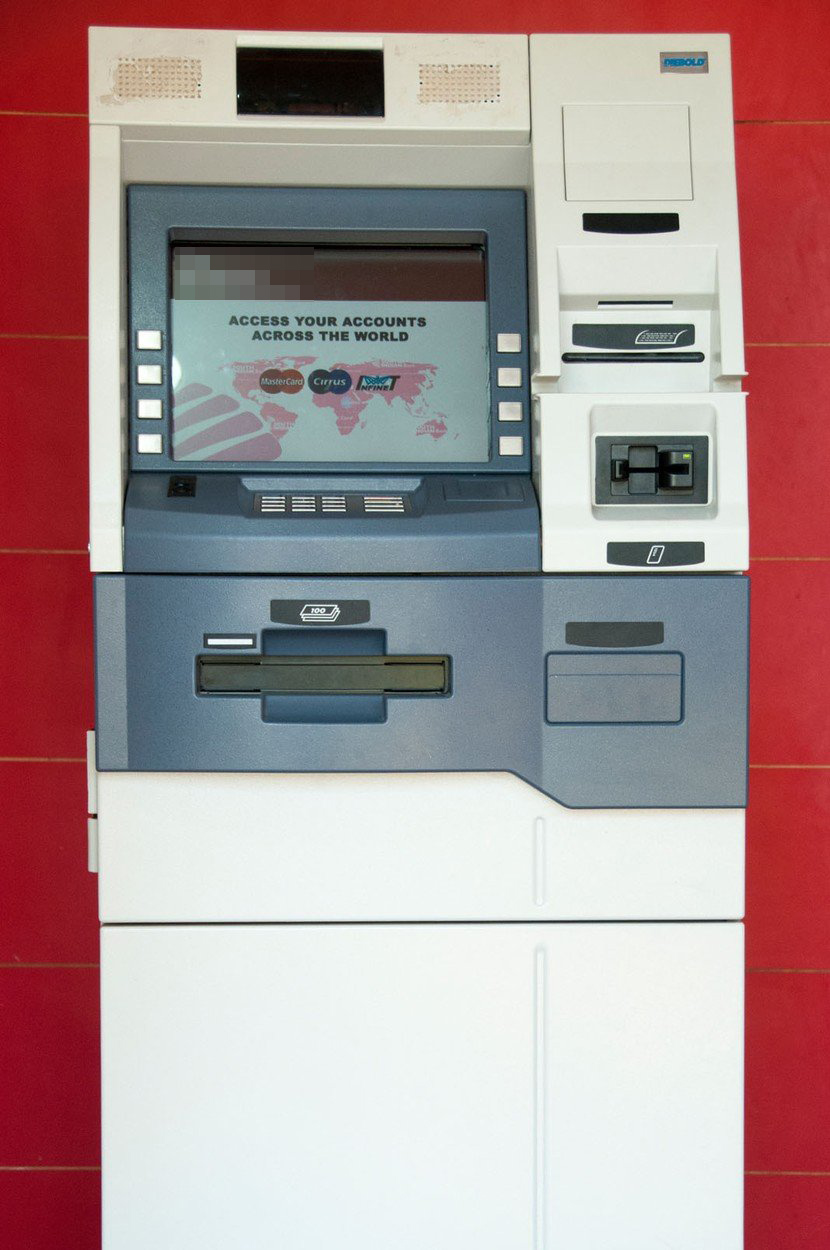 Ilustracija, bankomat