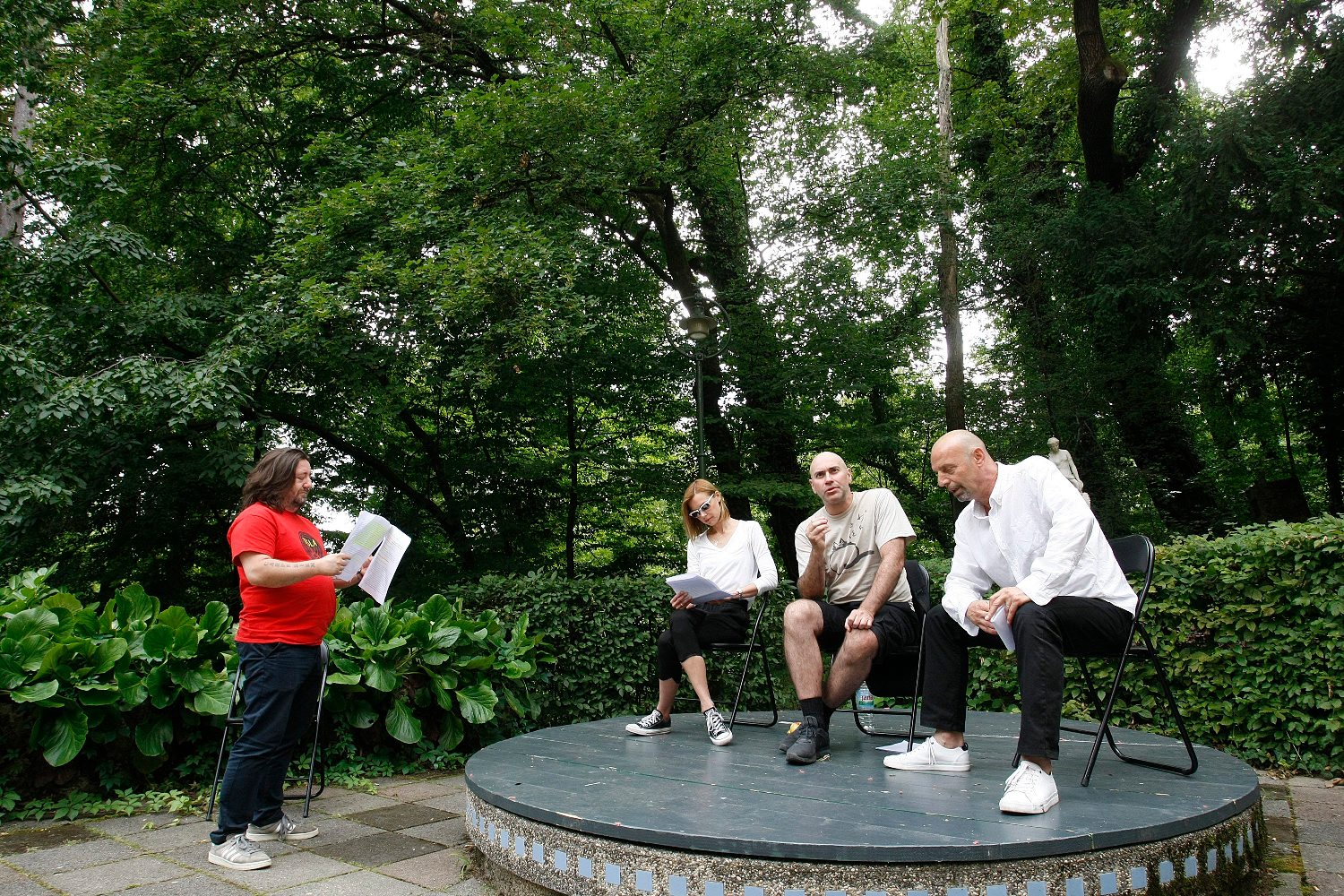 Na fotografiji: Mario Kovač, Ana Prolić, Nikša Marinović i Goran Grgić