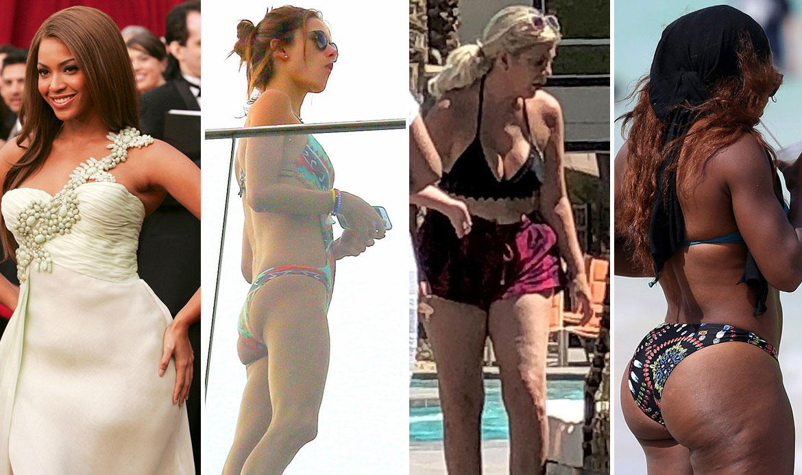 Beyoncé Knowles, Alessandra Ambrosio, Tori Spelling, Serena Williams