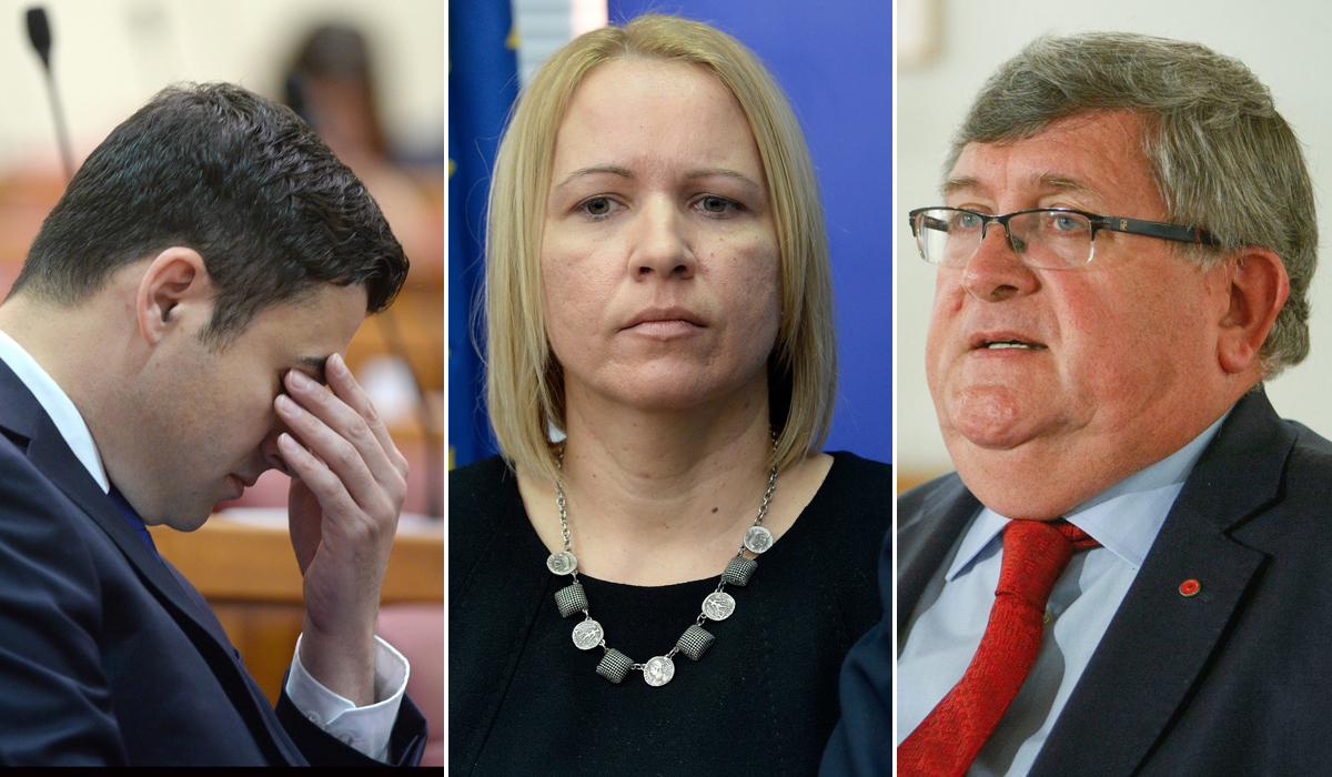 Davor Bernardić, Kristina Ikić Baniček i Vojko Obersnel