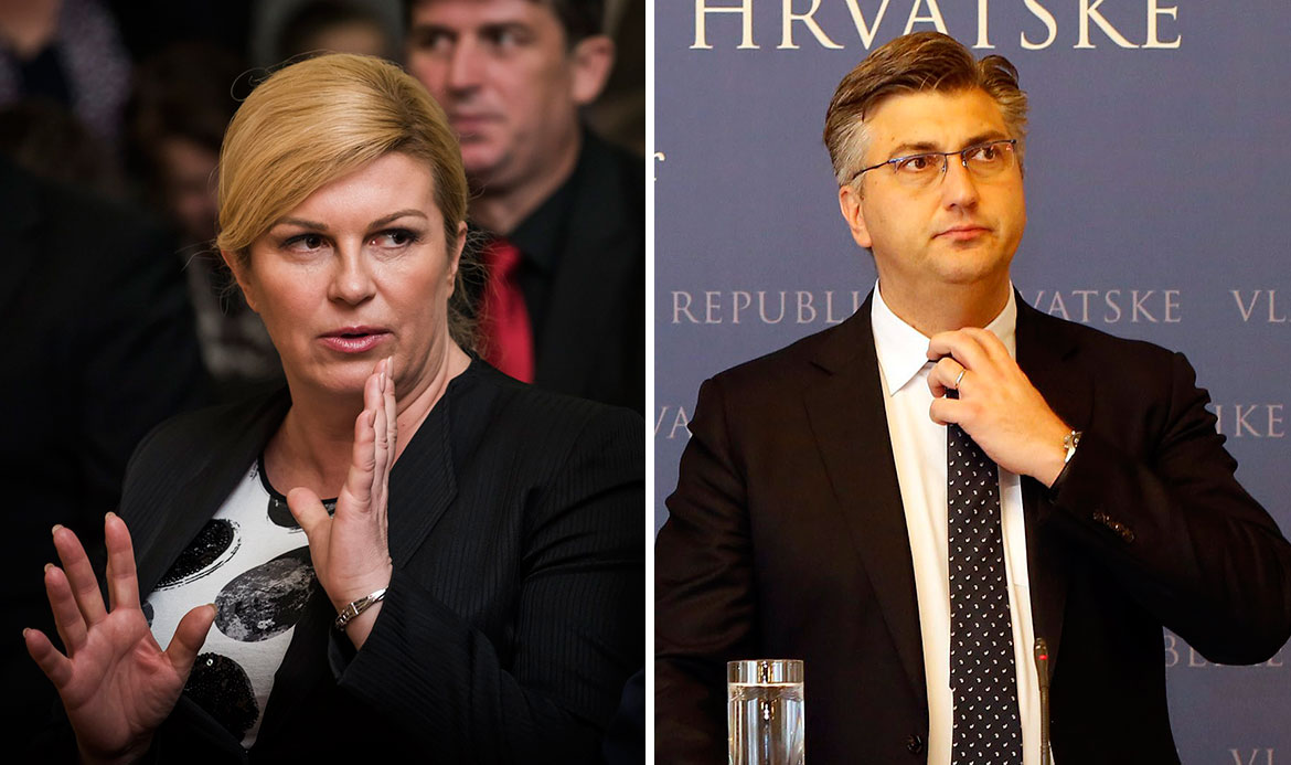Kolinda Grabar-Kitarović, Andrej Plenković
