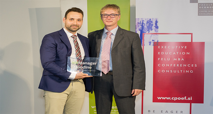 Luka Babić i predsjednik žirija Igor Kovač