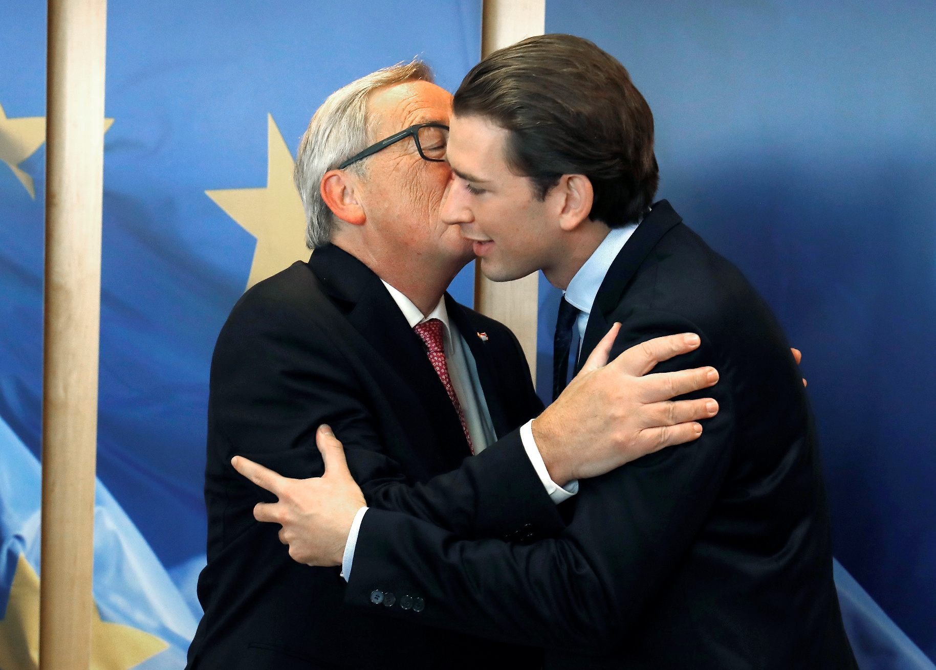 Jean-Claude Juncker i Sebastian Kurz