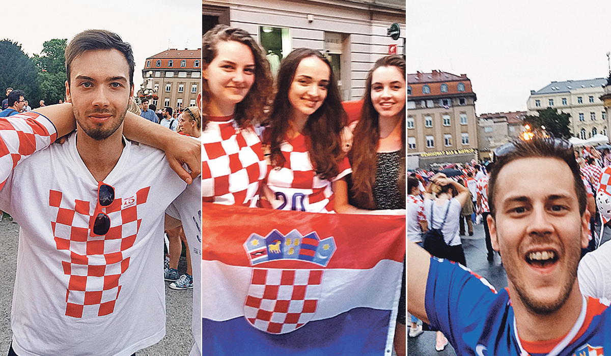 Dio navijača čije priče Boris Orešić donosi za Jutarnji, nakon dočeka Vatrenih u Zagrebu 16. srpnja