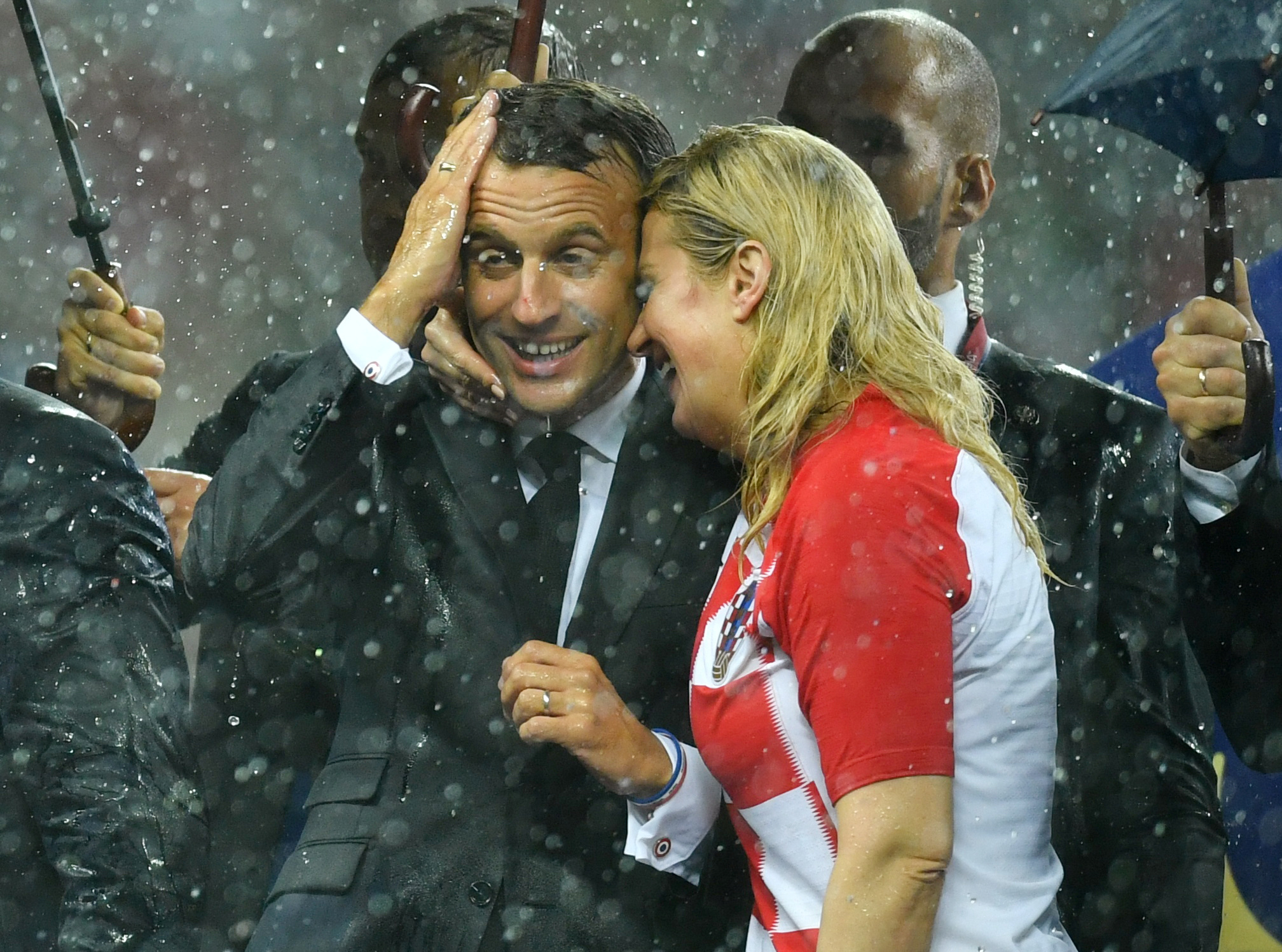 Kolinda Grabar-Kitarović i Emmanuel Macron