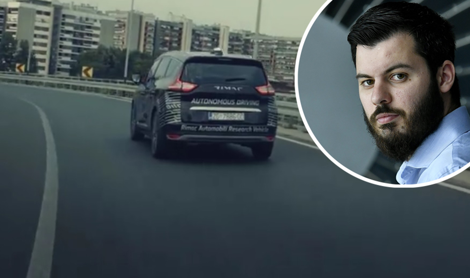 Vozilo tvrtke Rimac Automobili i Mte Rimac u krugu