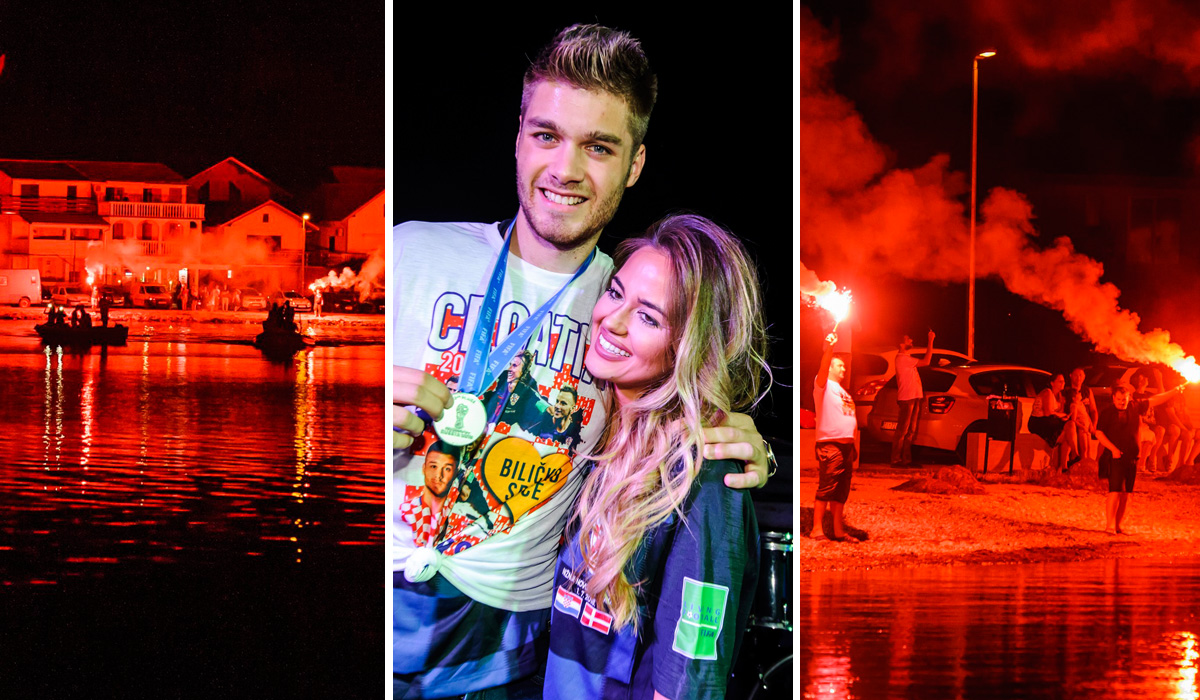 Duje Ćaleta Car i Adrijana Đurđević (u sredini)