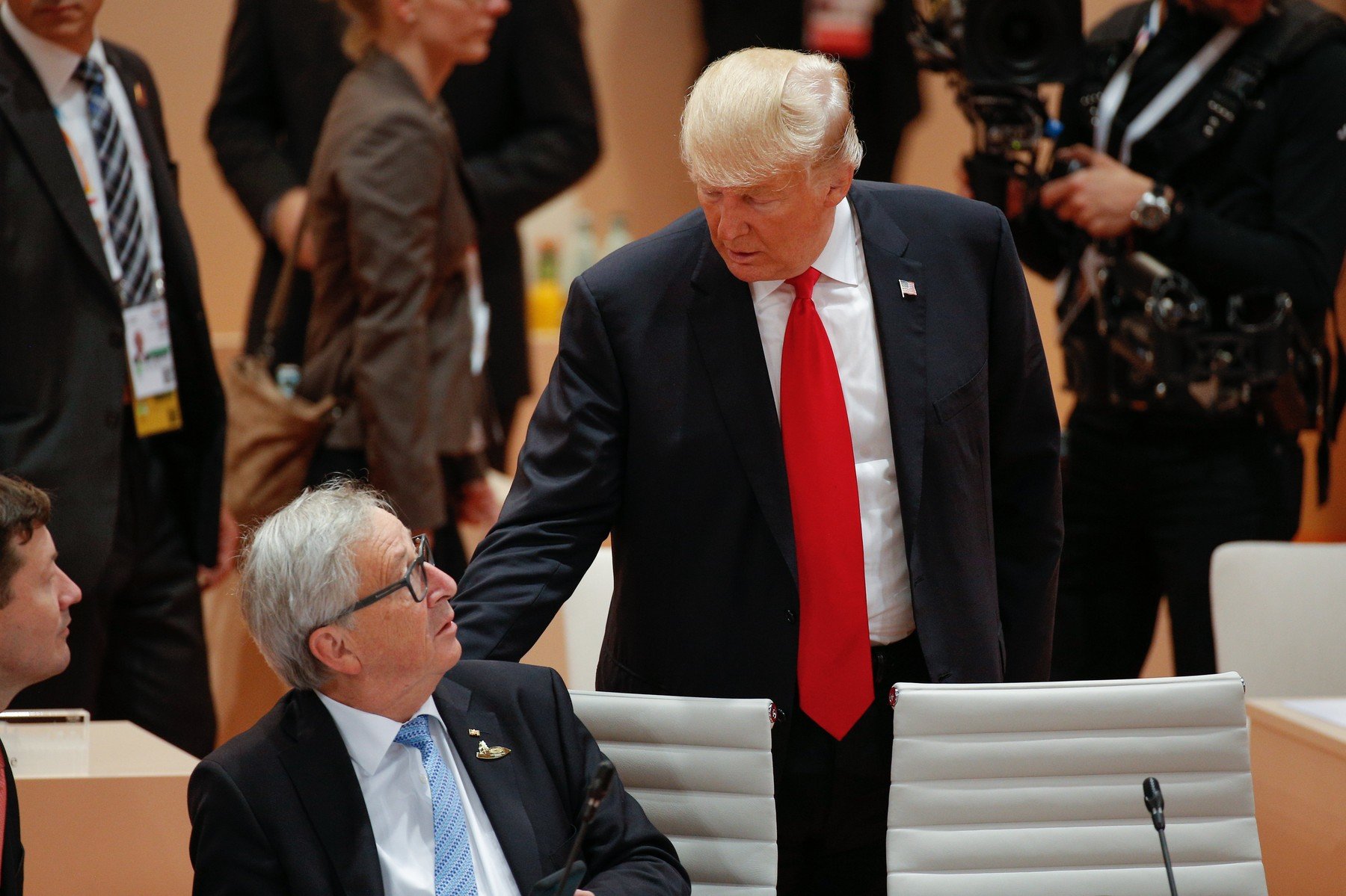 Jean-Claude Juncker i Donald Trump