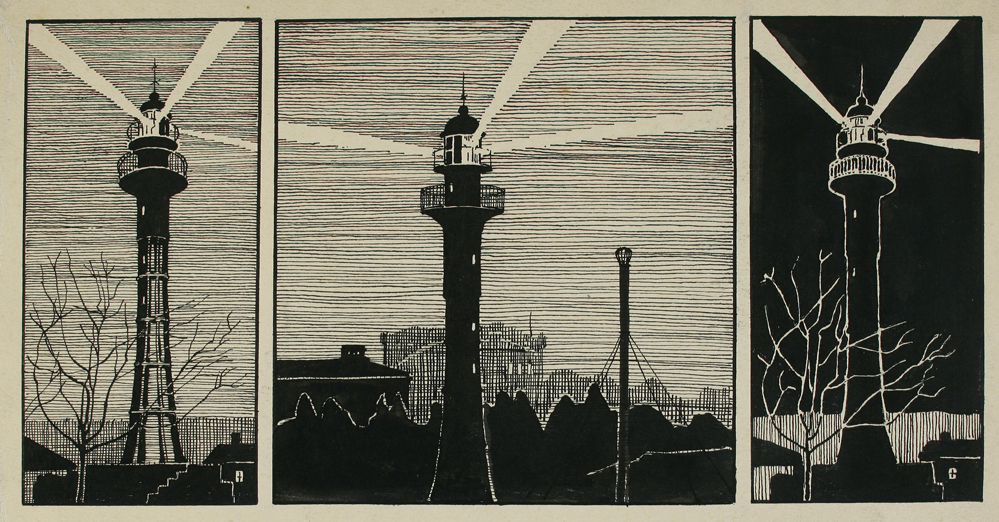 Romolo Venucci: Svjetionik na Mlaki (1920.)