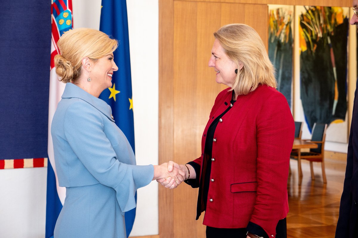 Predsjednica Kolinda Grabar-Kitarović i ministrica Karin Kneissl