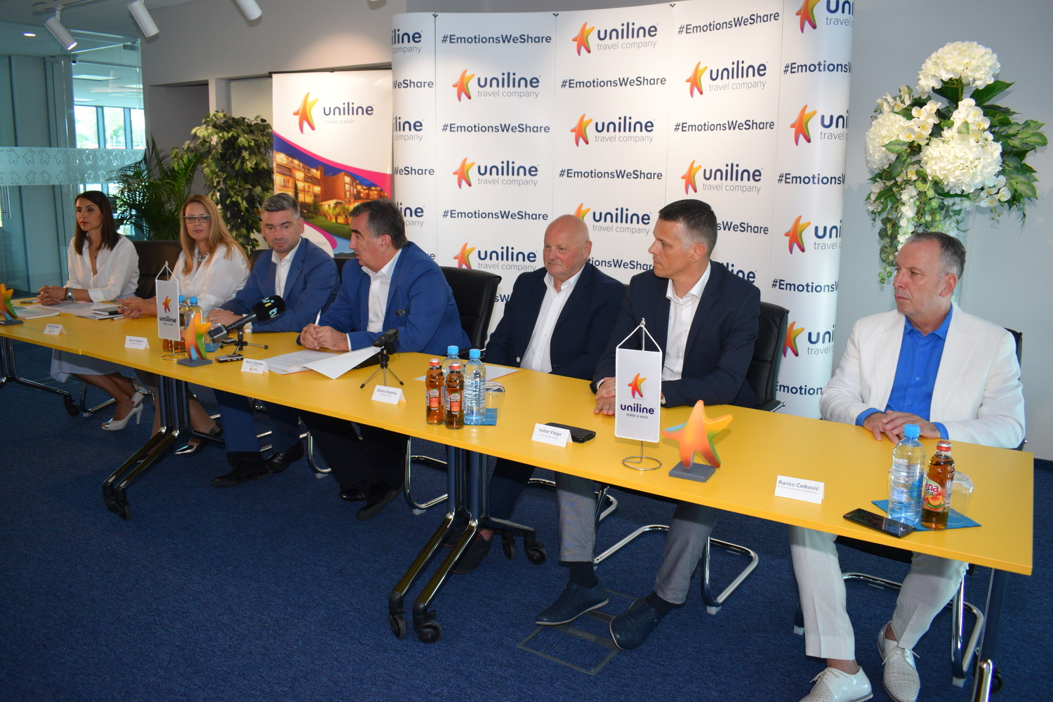 Potpisvanje ugovora o poslovnoj suradnji između Unilinea i HOO-a