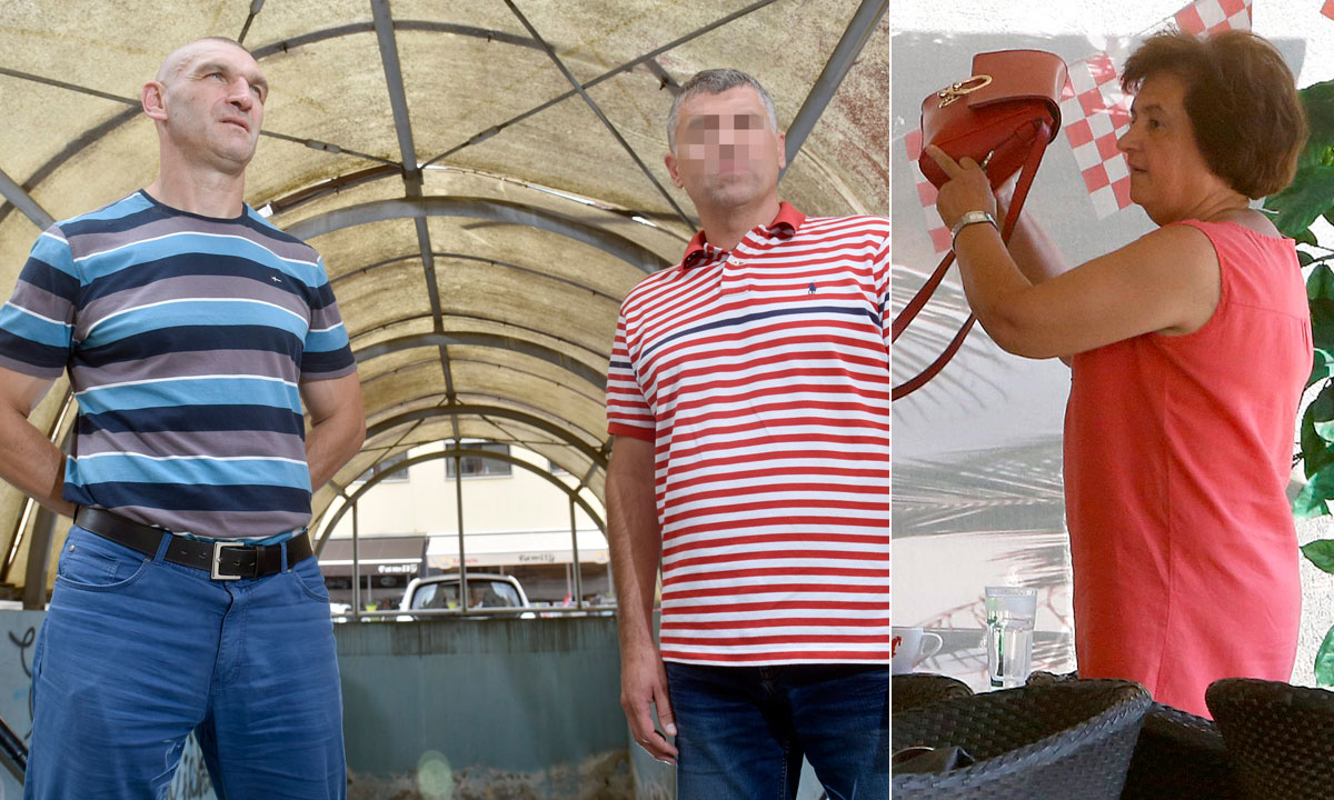 željko Mavrović u društvu još jednog prevarenog muškarca i Jadranka Škarica