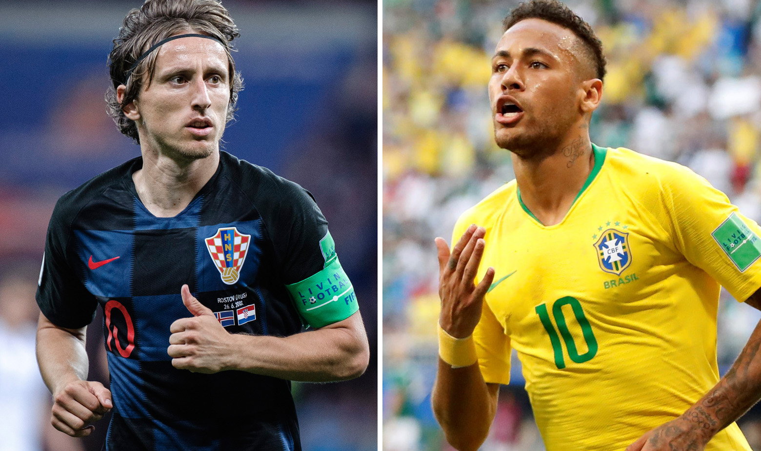 Luka Modrić i Neymar