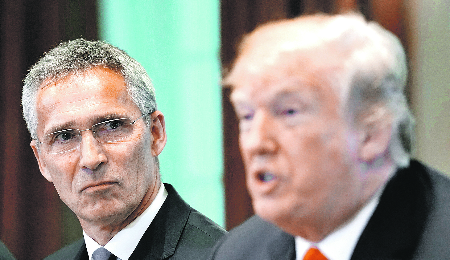  Jens Stoltenberg  i Donald Trump