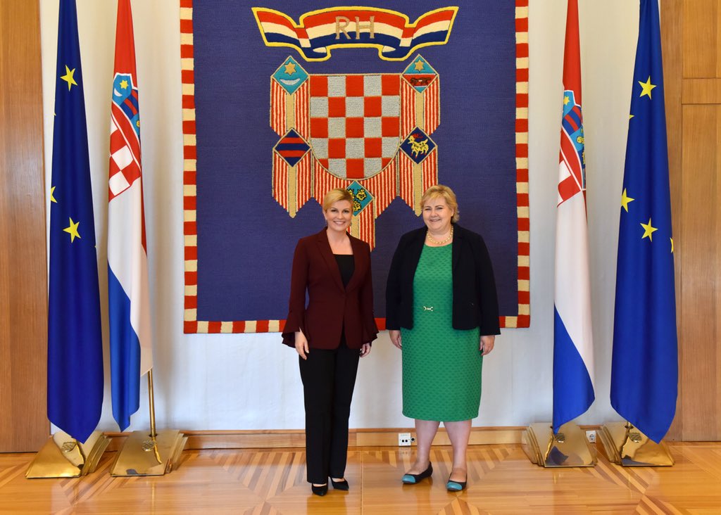 Kolinda Grabar-Kitarović i Erna Solberg