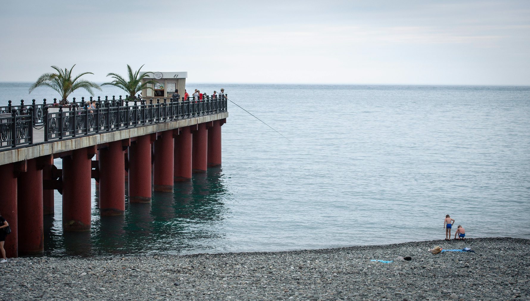 Plaža kod stadiona u Adleru