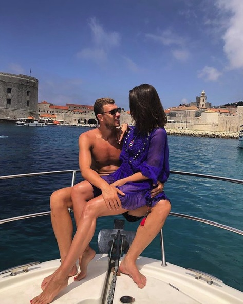 Edin Džeko i Amra Silajdžić Džeko