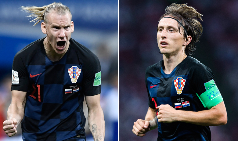 Domagoj Vida i Luka Modrić