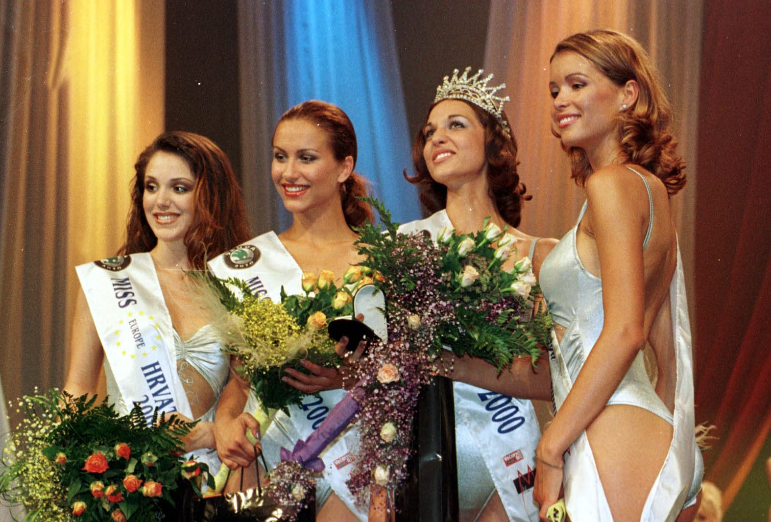 Miss Hrvatske Andreja Ćupor, prva pratilja Ana Gruica, druga pratilja Tihana Zrnić i Miss Europe Paola Poljak