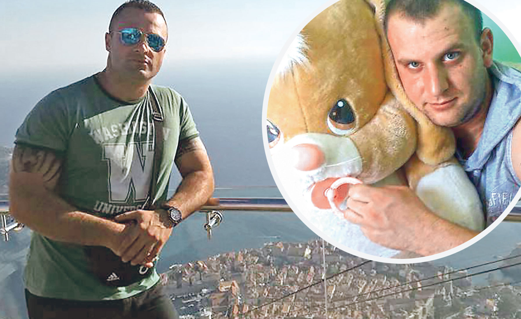 Ubijeni Ante Prnjak (lijevo) i Liridon Berisha (u krugu)