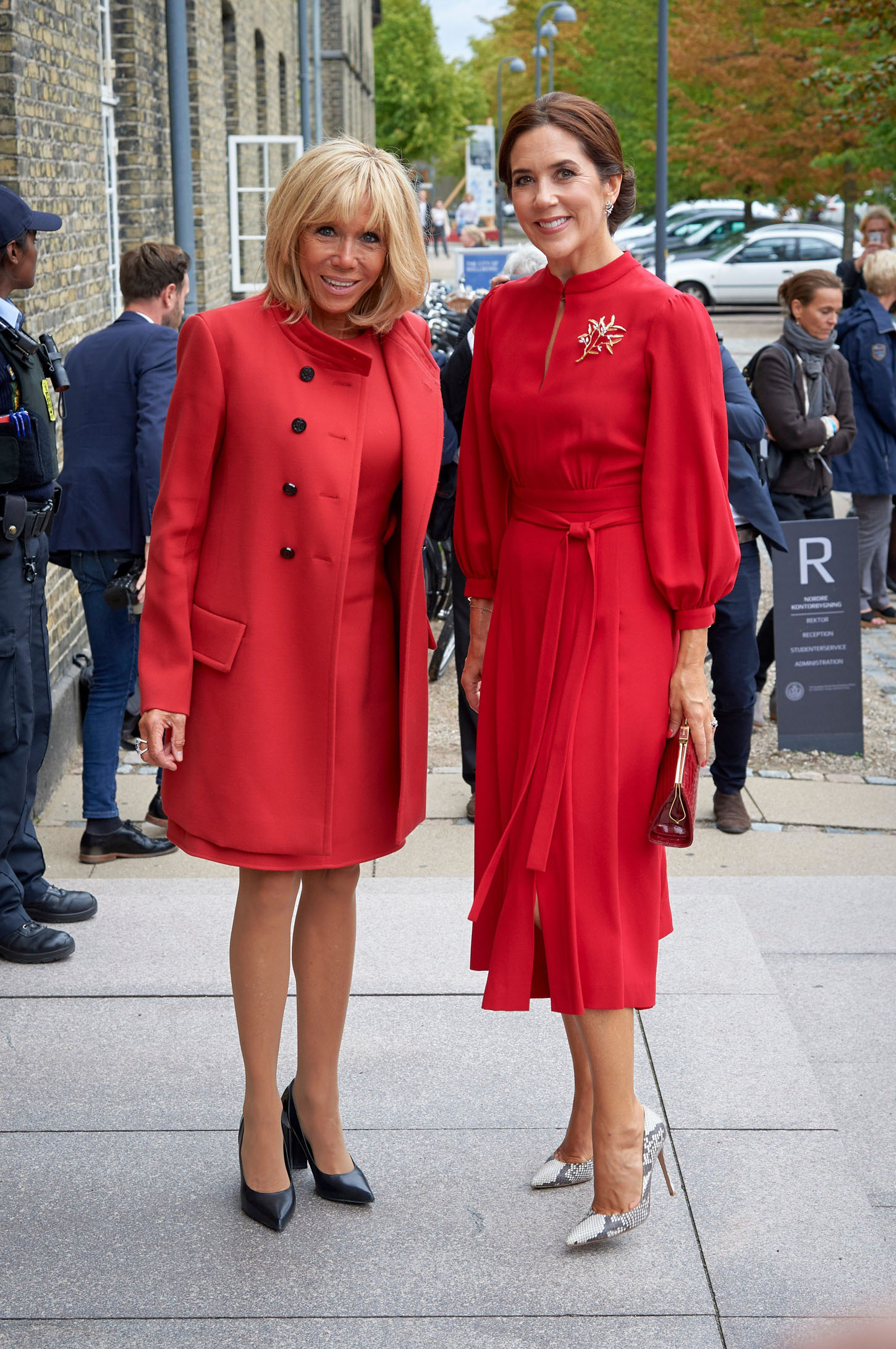 Brigitte Macron i princeza Mary