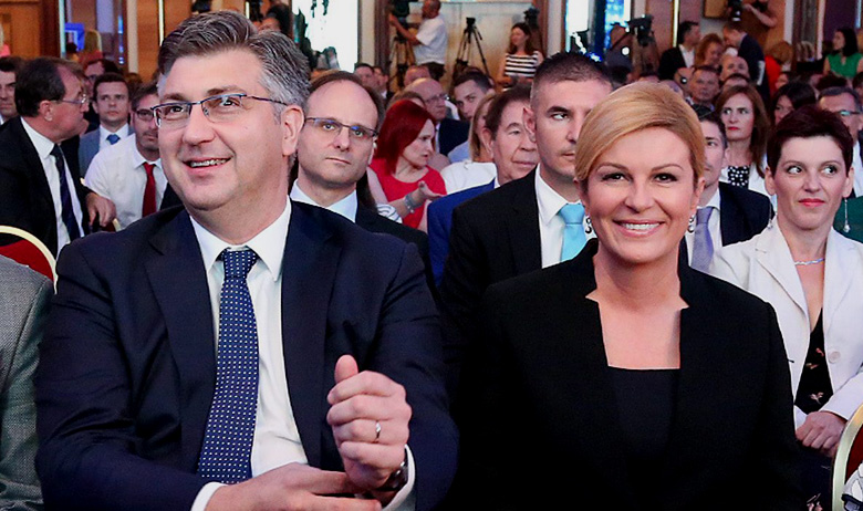 Premijer Andrej Plenković i predsjednica Kolinda Grabar-Kitarović