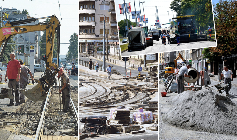Zagrebačke ulice krajem kolovoza