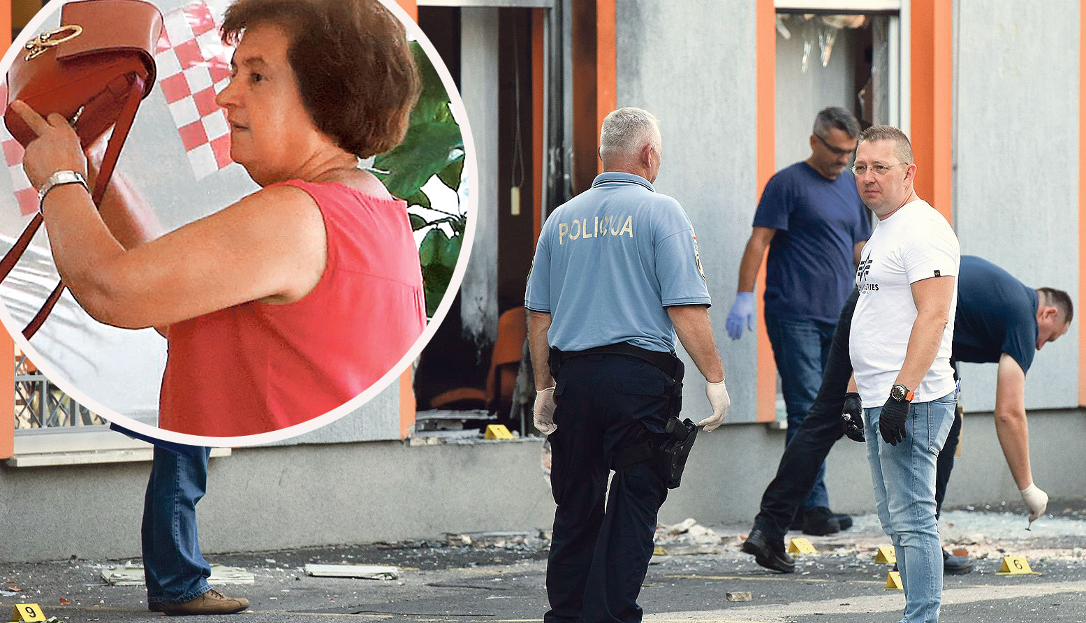 Jadranka Škarica (u krugu)