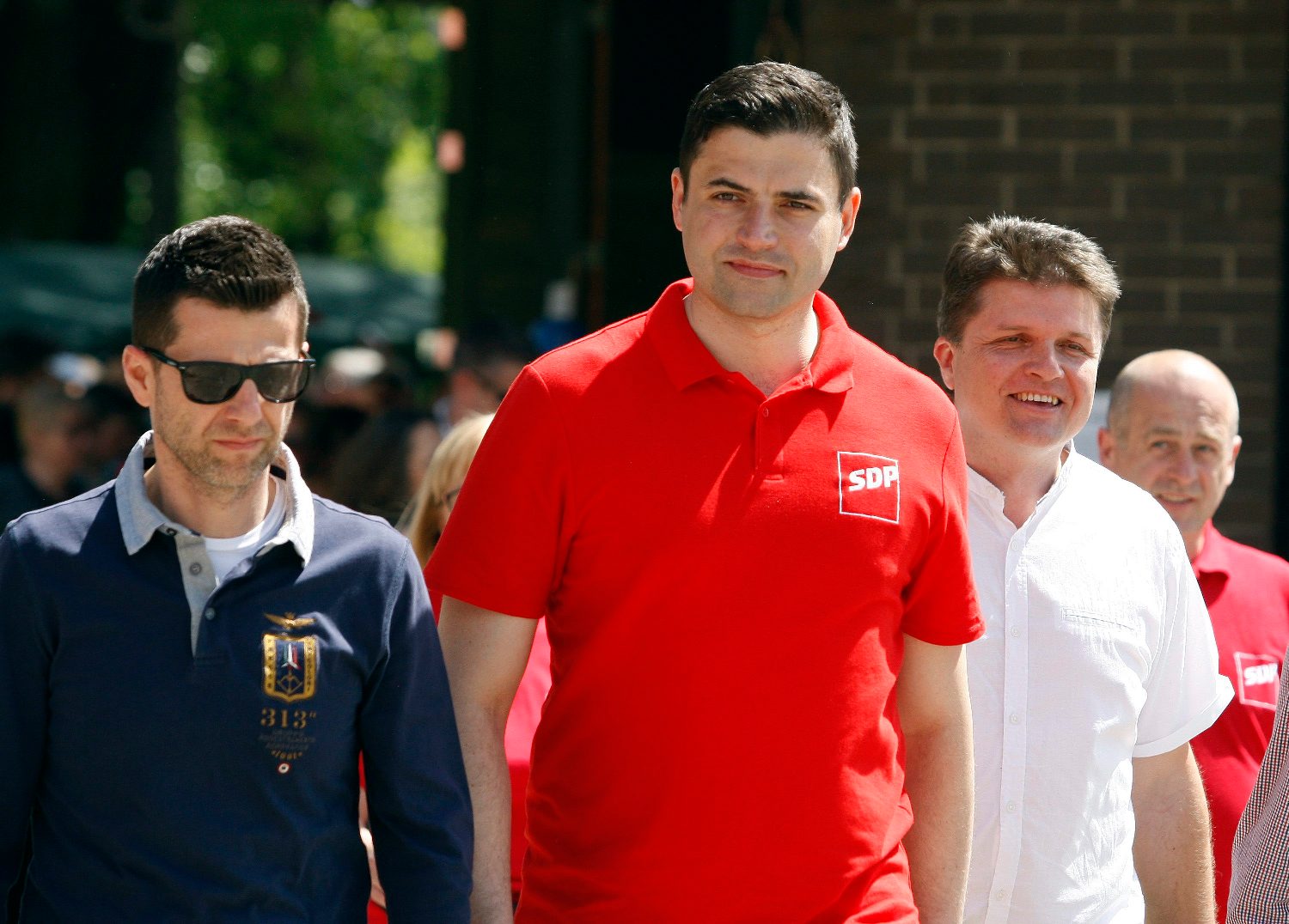 Mario Habek, Davor Bernardić i Miroslav Marković