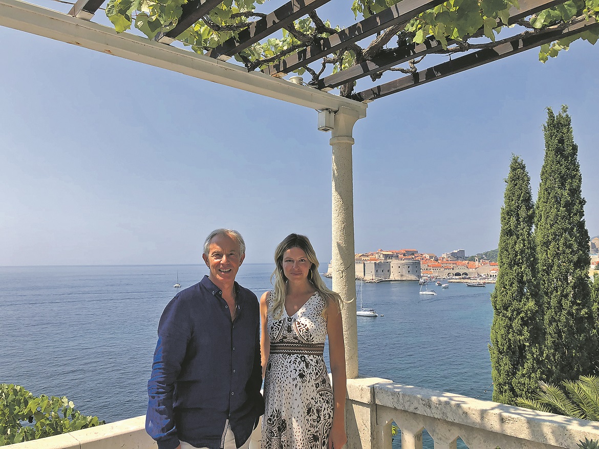 Tony Blair s novinarkom Anom Muhar