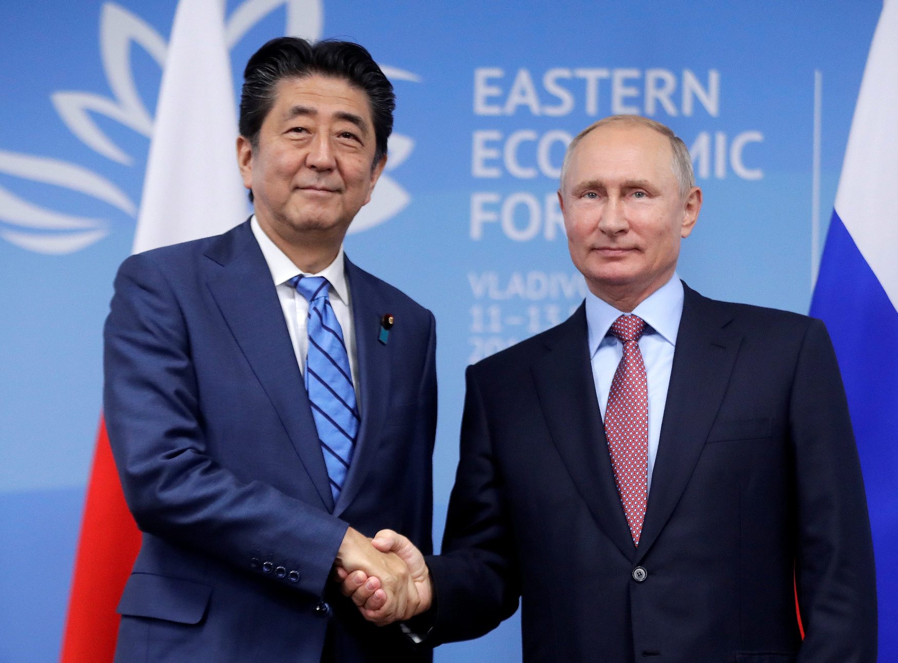 Shinzo Abe i Vladimir Putin