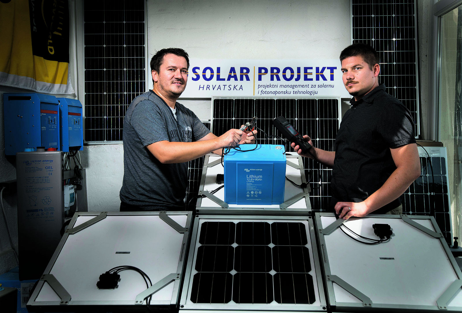Boris Tudor, direktor Solara, i Kristijan Čović, Solarov glavni projektant