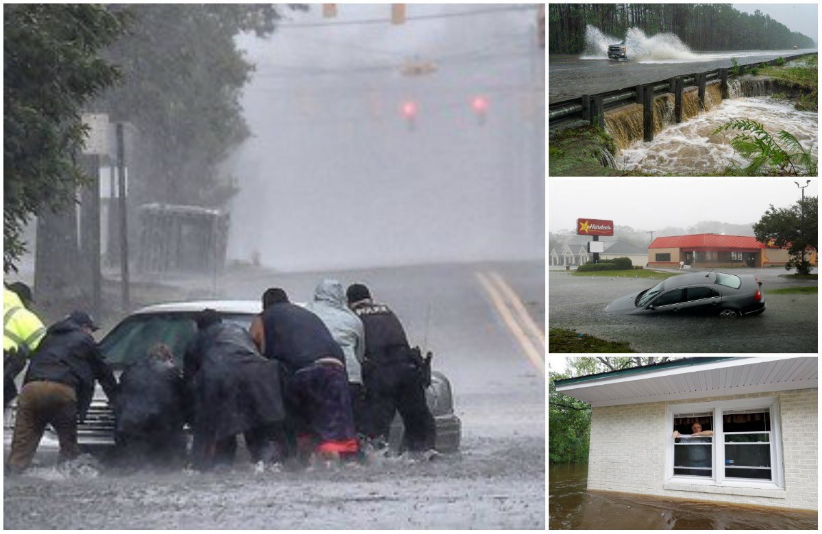 Poplave nakon uragana Florence u Sjevernoj i Južnoj Karolini u SAD-u.