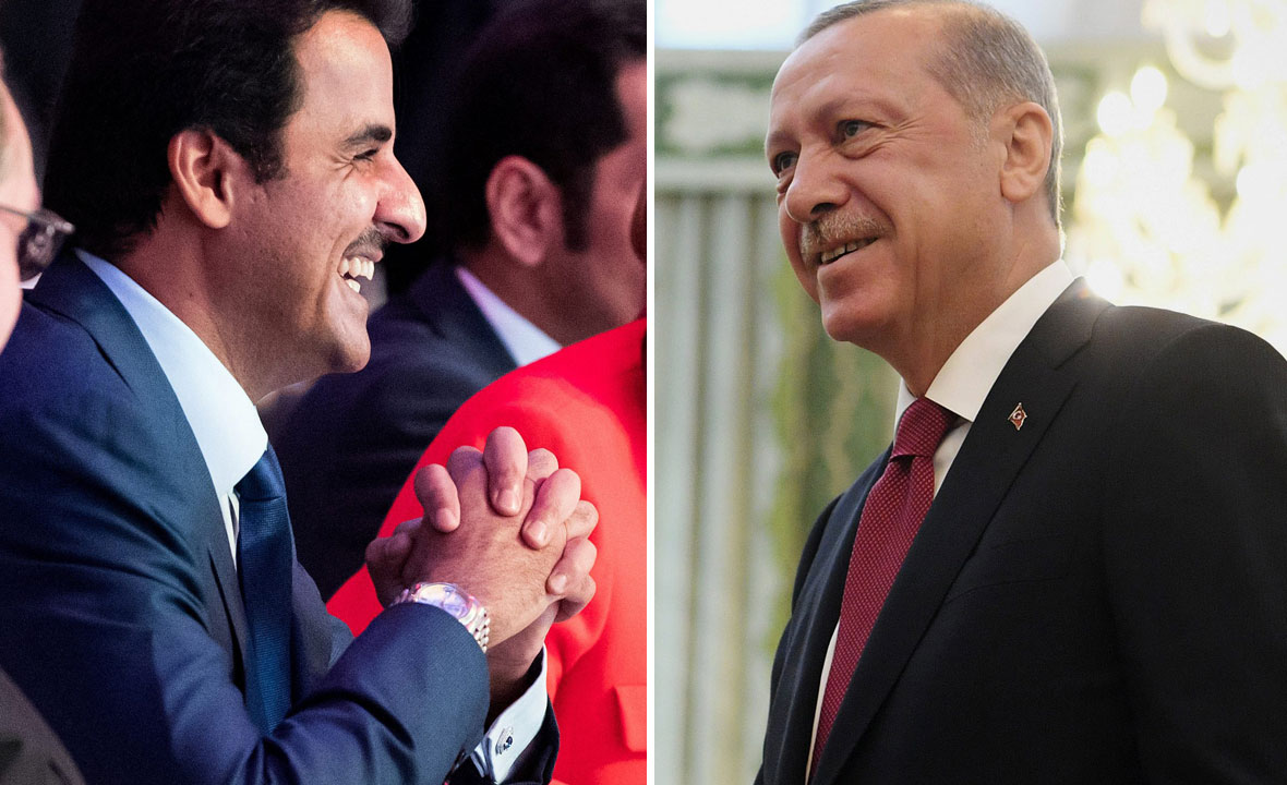 Tamim bin Hamad Al Thani i  Recep Tayyip Erdogan