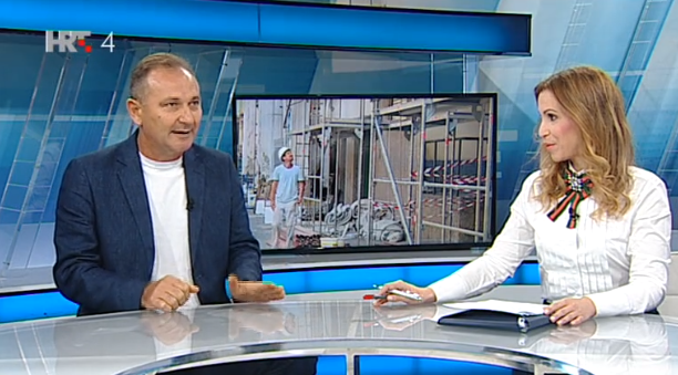 Mladen Novosel i Majda Burić u emisiji Studio 4