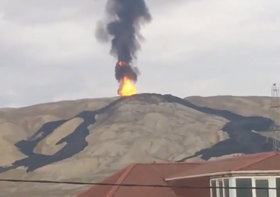 Erupcija vulkana u Bakuu, Azerbajdžan