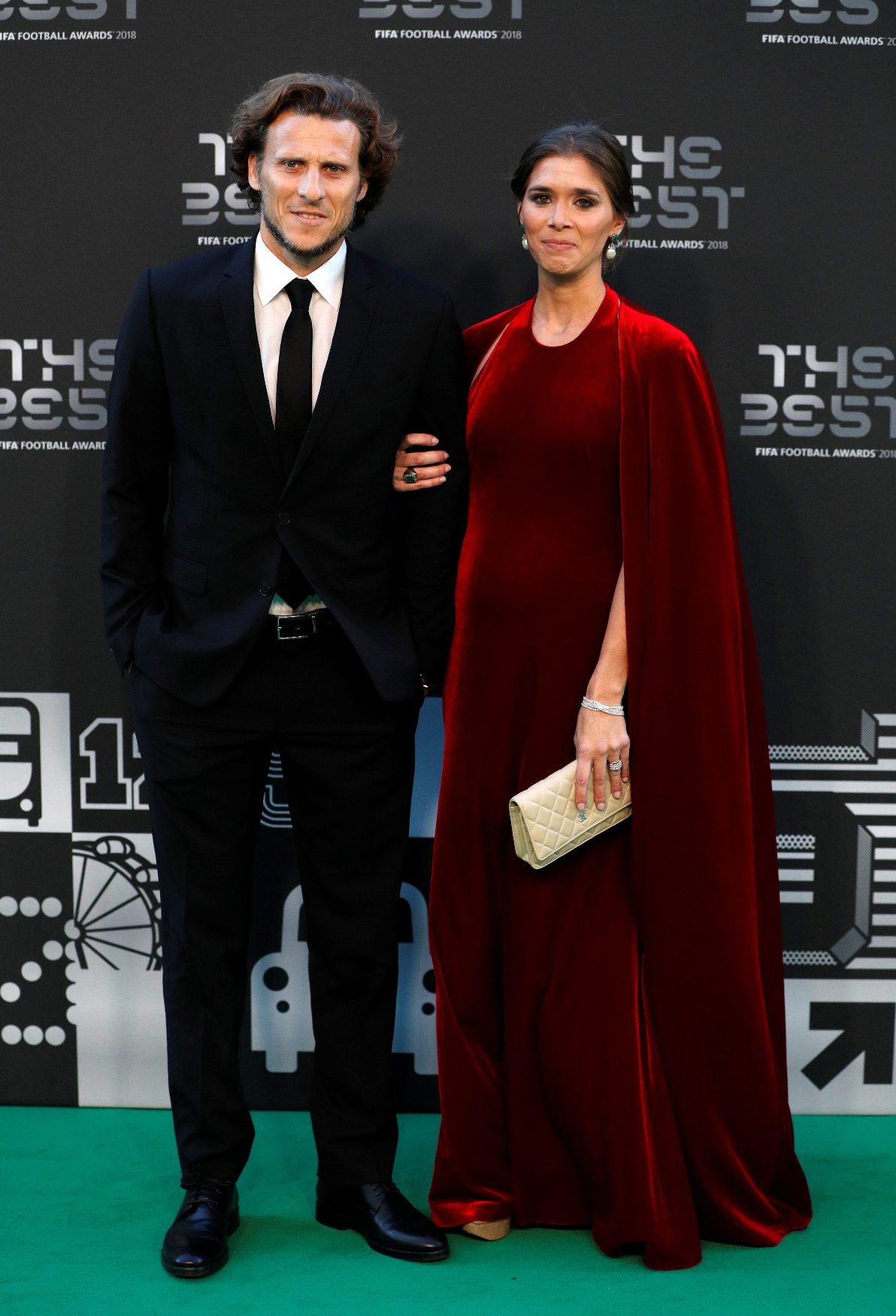 Diego Forlán sa suprugom Paz Cardoso