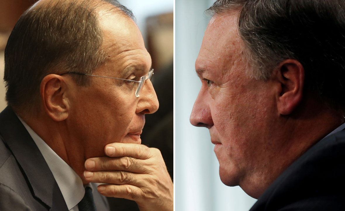 Sergej Lavrov i Mike Pompeo