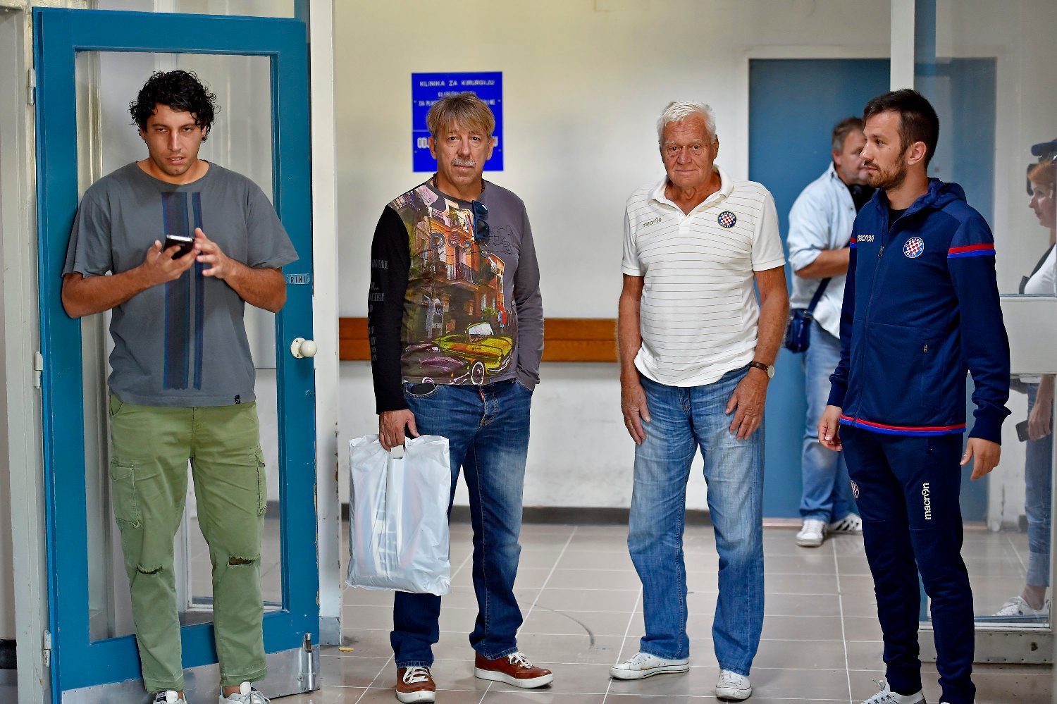 Mario Carević, trener Zoran Vulić, veteran Ivo Bego i kapetan Mijo Caktaš