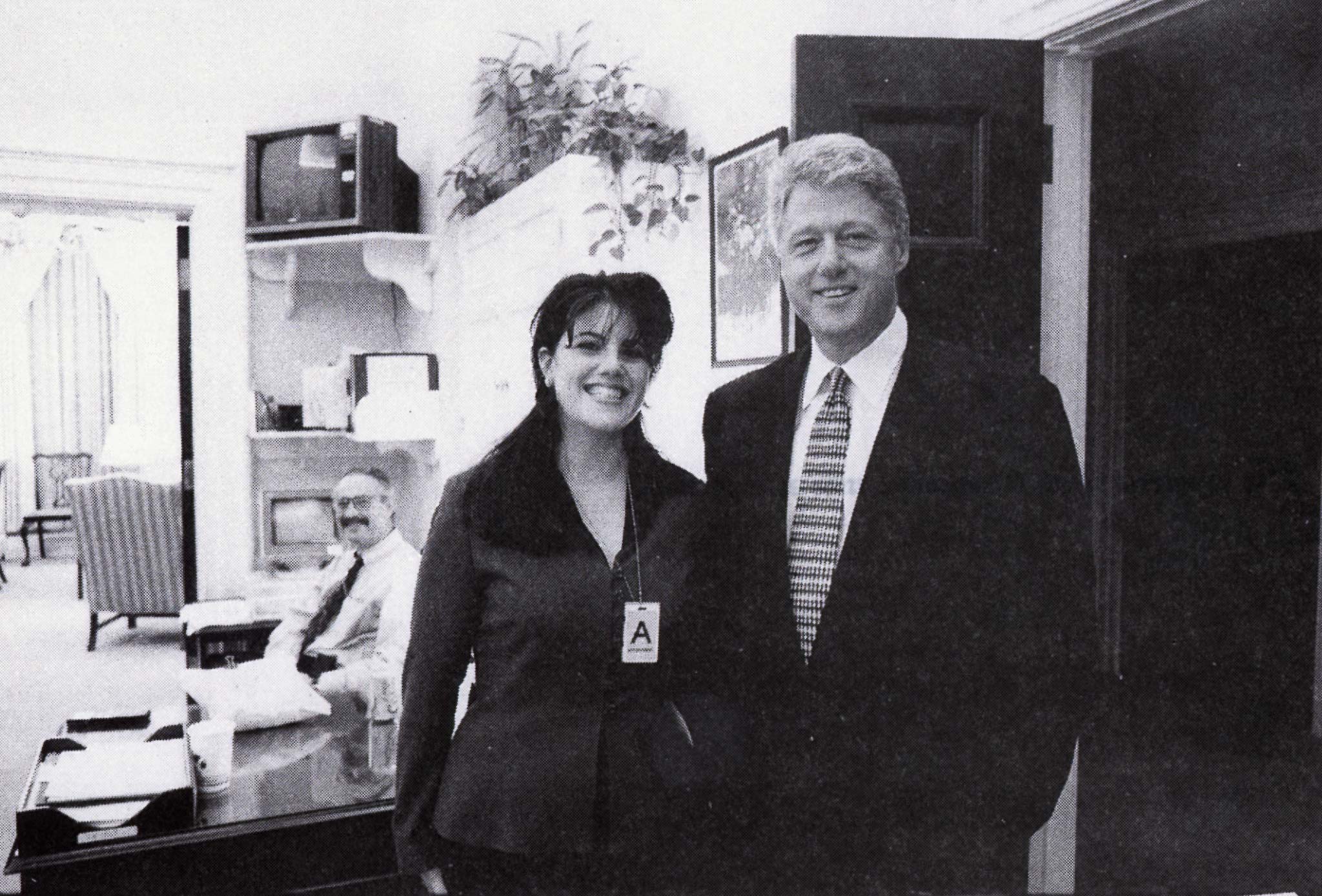 Bill Clinton i Monica Lewinsky 1995.